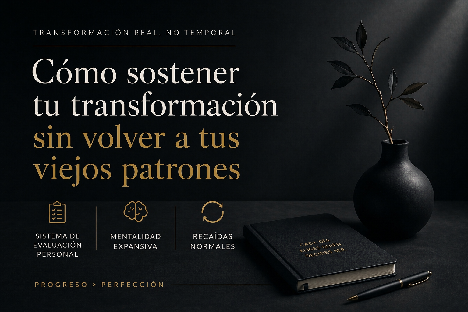 Cómo sostener tu transformación sin volver a tus viejos patrones